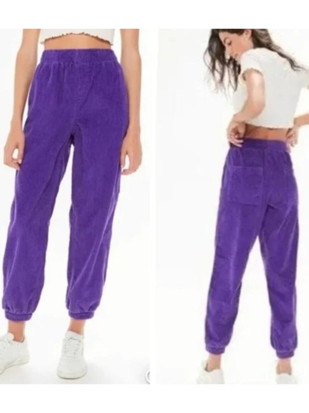 BDG corduroy purple pants